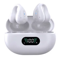 Wireless bluetooth Earphone HiFi Sound HD Calls 36H Playback LED Digital Display Low Game Delay Earclips Sports Headphones