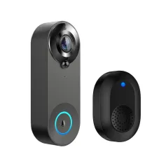 W3 Tuya Smart Video Doorbell Camera 1080P WiFi Intercom Door Bell Cam Infrared Night Vision Two-Way Audio 4400mAh Battery Home Security Doorbell