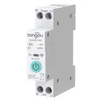 Tongou Tuya WiFi Smart Circuit Breaker Switch 32A-63A 90V-240V Remote Voice Control with App Timer Modes Smart Home Automation [No Metering]