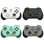 Z01 Wireless bluetooth Game Controller with Hall Joystick and Hall Trigger 6-Axis Motion Sensor Support Turbo Programmable Dual Motor Vibration Gamepad for PS4 PS3 Switch Steam PC