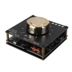 ZK-F502E Индикатор громкости Cool Audio Усилитель мощности Bluetooth Модуль платы LC фильтр Стерео 50 Вт + 50 Вт