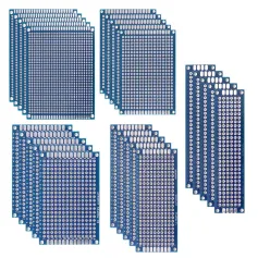 5/10PCS تەختەی نمونەی تەختەی PCB تەختەی نمونەیی شین 2x8/3x7/4x6/5x7/7x9cm تەختەی بازنەیی دوو لایەنە بۆ پڕۆژەی لەحیم کردنی DIY