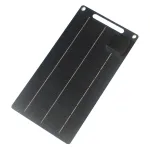 Portable ETFE Solar Charger 10W Flexible Monocrystalline Panel USB Type-C 5V IPX6 Waterproof Ultra Lightweight High Efficiency Foldable Solar Charging Board