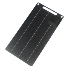 Portable ETFE Solar Charger 10W Flexible Monocrystalline Panel USB Type-C 5V IPX6 Waterproof Ultra Lightweight High Efficiency Foldable Solar Charging Board