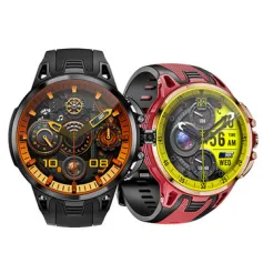 LOKMAT APPLLP 4 PRO 1.75-inch AMOLED Display with Pull-out Rotation Camera Heart Rate Blood Pressure Blood Oxygen Multi-sport Modes Music Playback GPS Positioning NFC Function 3G+32G 5G Network Smart Watch Phone
