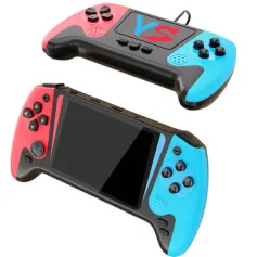 Q21 Handheld Game Console 3.5 Inch HD Screen 500 Retro Arcade Games Dual Joystick TV Output Portable Gaming Device 1200mAh Battery 2-Player Video Game Player Console