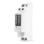 DDS518C Digital Single Phase Power Consumption Watt Energy Meter kWh 5-32A 230V Electric Din Rail Type Wattmeter
