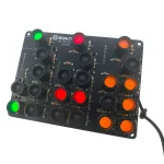 EQKIT YBN-20 Binary Clock DIY Electronic Kit USB 5V Multi-Color LEDs High Precision STEM Educational Soldering Practice Real-Time Clock Programming