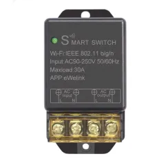 Ewelink WiFi Smart Switch 30A High Power Controller Motor Relay Module Timer Scheduling App & Voice Control with Alexa Google