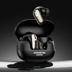Monster MQT52 TWS Wireless Earbuds bluetooth 5.4 Earphone 13mm Drivers 360° ACS Panoramic Sound AI Call Noise Reduction Dual Wind Noise Resistance In-ear Sports Headphones
