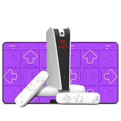XiaoBaWang A20 TV Game Console AR Motion Sensor 2.4G Wireless Controller HD Connection Built-in 500 FC Games Dance Mat Family Fitness Home Entertainment System