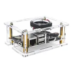 Kickpi K2B Motherboard Shell k2b Acrylic Protective Shell K2B Allwinner H618 Development Board Transparent Box Compatible with Orange Pi RV2 Board