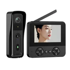 M16 Infrared Night Vision Video Doorbell Wireless Smart Electronic Doorbell Cat Eye Mobile Phone Remote Home Intercom Anti-Theft Doorbell