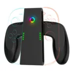 JYS JYS-NS2287 Switch2 Joy-Con Magnetic Charging Grip Type-C Fast Charging Dock for Dual Gamepad RGB Light Indicator Portable Gaming Accessory