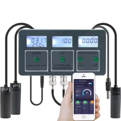 8 in 1 Tuya WiFi Smart PH Meter Data Logger Temp TDS Salinity S.G. EC ORP Water Tester Monitor Analyzer for Aquariums Pool Hydroponics