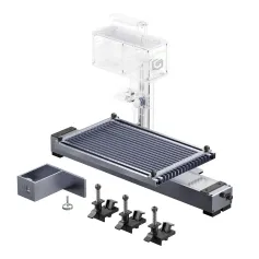 [AB/ABD Doğrudan]DAHA UZUN Nano Sürgülü Uzatma Çubuğu Modülü Daha Uzun Gravür Platformu 300mm Hareket Mesafesi 120x300mm Çalışma Alanı Alüminyum Alaşımlı Yüksek Hızlı Type-C Bağlantı 300 Plus Malzeme Gravür Kesme Makinesi ile Çalışır
