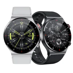 QW33 1.28inch HD Screen bluetooth Call ECG+PPG Heart Rate Blood Pressure Blood Oxygen Monitor Sleep Monitoring NFC Access Control Multi-sport Modes Music Playback IP67 Waterproof Smart Watch