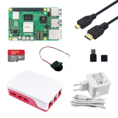 Raspberry Pi 5 4G 8GB RAM Development Board Kit Raspberry Pi5 Motherboard with Housing Artificial Intelligence Programming Learning PCIe 2.0 Interface