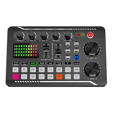 Scheda audio F998 Microfono Schede di trasmissione in diretta Computer PC Mixer Kit studio professionale Accessori