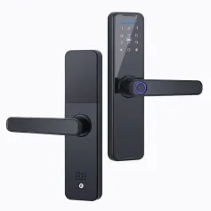 WAFU WF-H6 Tuya bluetooth Dijital Elektronik Kilit Akıllı Kapı Kilidi Parmak İzi/Kart/Şifre/Anahtar Kilidi Güvenlik Hırsızlığa Karşı Akıllı Ev Otel Ofis