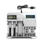 MS-5D889 18650 Battery Charger 7 Slots LCD Rechargeable Batteries Charging For 4.2V AA AAA 18650 26650 16340 Lithium Intelligent Charging