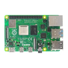Raspberry Pi 4B de 4 GB de RAM Cortex-A72 ARM v8 SoC de 64 bits 1,5 GHz Gigabit Ethernet WiFi BLE 4K Vídeo RPi 4B Placa de desenvolvimento Pi4