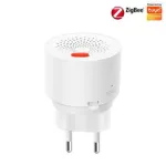 Tuya Zigbe Natural Gas Sensor EU Combustible Household Smart LPG Gas Alarm Detector Leakage Sensor fire Safety Smart Home