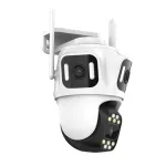 8MP 3 Lens Full HD WIFI IP Camera 8x Zoom 3 Screens Preview IP66 Waterproof Night Vision Two-Way Audio WiFi bluetooth SD Card Cloud Storage