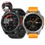 [World Premiere]Zeblaze Stratos 4 1.43-inch AMOLED GPS 5ATM&IP69K Waterproof Built-in Flashlight Compass&Barometric Altimeter 60 days Battery Life Voice Assistant bluetooth Call Heart Rate SpO2 Monitor Sleep Monitoring Multi-sport Modes Smart Watch