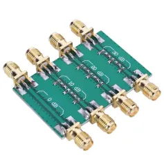 RF Fixed Attenuator SMA Double Female Head Radio Frequency Fixed Attenuator Module Board DC-4.0GHz