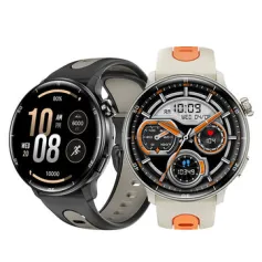 SENBONO S666 1.43-inch AMOLED Display GPS Dual Frequency Five-star Positioning Compass+Altitude Barometer bluetooth Call Heart Rate Blood Pressure Blood Oxygen Monitor Sleep Monitoring Multi-sport Modes 3ATM Waterproof Smart Watch