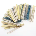 1000Pcs Metal Film Resistors Assorted Kit 0.25W 1/4W 50 Kinds Resistance Values 0.1Ω to 10MΩ ±1% High Precision Electronics Components