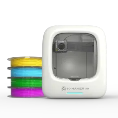 [EU/US Direct]AOSEED X-MAKER JOY 3D Printer for Kids High Precision 0.05mm 200mm/s Printing Speed Wi-Fi USB Enclosed Safe Design AI Voice Interaction Customization with 4er/8er Colorful PLA Filament Set