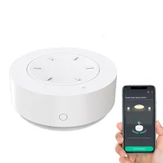 Tuya ZigBe Smart Knob Switch Wireless Scene Switch Button Remote Dimmer Battery Powered Automation Scenario Smart Life APP