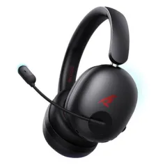 PICUN UG-10A Gaming Headset Wireless bluetooth V6.0 Headphone ANC -56dB Deep Noise Cancelling 40mm Composite Dynamic Driver 360° Spatial Audio 100H Battery Life RGB Effect 3.5mm AUX E-sports Gamer Headphones with HD Mic