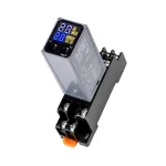 H3Y-2 LCD Time Relay AC 220V DC 12V 24V Adjustable Digital Display Dual Time Control Cycle Delayer with Base High-Precision Timing