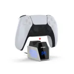 DOBE TP5-35132 for PS5 Controller Charger Dock with RGB Light USB Charging Stand Dock Station Wireless Controller