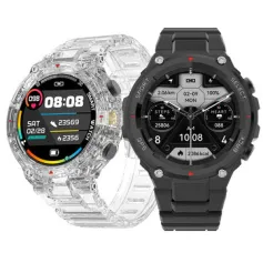 DT NO.I DT5 Sport 1,45-дюймовий HD екран GPS Компас Bluetooth Дзвінок Пульс Артеріальний тиск Кров'яний кисень Моніторинг сну Мультиспортивні режими Відтворення музики IP68 Водонепроникний смарт-годинник