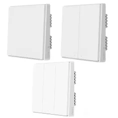 Aqara D1 Smart Zigbe Switch Wireless Switch Key Light Remote Control Fire Wire With /No Neutral Work With Mi Home HomeKit
