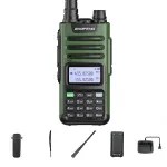 Baofeng M-13 Pro VHF UHF Air Band Walkie Talkie Wireless Copy Frequency Long Range High Power Two Way Radio IPX4 Waterproof