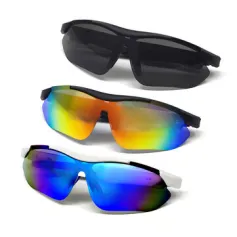 QY Pro3 Smart bluetooth 5.4 Cycling Glasses with AI Voice Assistant 360° Surround Sound Magnetic Charging UV Protection for Outdoor Sports