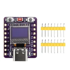 ESP32-C3 WiFi Bluetooth-совместимая плата разработки с 0,42-дюймовым OLED-модулем белого света Керамическая антенна Type-C ESP32