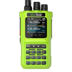 BinTolk BT8000 10W Rádio bidirecional de alta potência 256CH Banda larga 18-999MHz Cópia de frequência sem fio Carregamento Type-C Programação Bluetooth NOAA Weather Comunicação de emergência externa de longo alcance