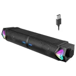 ONIKUMA L1 Detachable Computer Speaker Wired bluetooth Soundbar HiFi Stereo RGB Light Knob-type Desktop Speaker