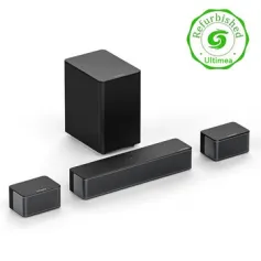 [US/UK Direct] ULTIMEA Poseidon D50 5.1 Soundbar bluetooth Soundbar 6 High-Performance Speakers Surround Sound BassMax DSP Chip 3EQ Modes Wired Speaker