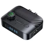 C68 bluetooth Adapter Transmitter Receiver 2 In 1 with Digital Display AUX USB TF Card Support HiFi Lossless Audio Wireless Music Streaming for TV Speaker