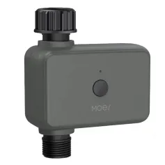 MOES Smart ZigBe Sprinkler Water Timer with 1 Outlet Rain Delay Filter Programmable Irrigation Timer Support Alexa Google Home
