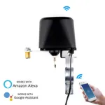 MoesHouse EU Plug Wifi Smart Valve Switch Home Automation System Valve Control for Gas Or Water Voice Control Work With Alexa Google Home