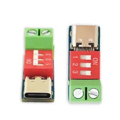 Modulo scheda trigger USB-C PD PD PDSink PD Decoy QC PD Scheda di test di ricarica rapida Tensione regolabile 5 ~ 20 V Regolazione del codice di composizione