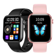 SENBONO M100 1.85-inch HD Screen 512MB Memory Video Dial DIY bluetooth Call Heart Rate Blood Oxygen Monitor Sleep Monitoring Multi-sport Modes IP68 Waterproof Smart Watch